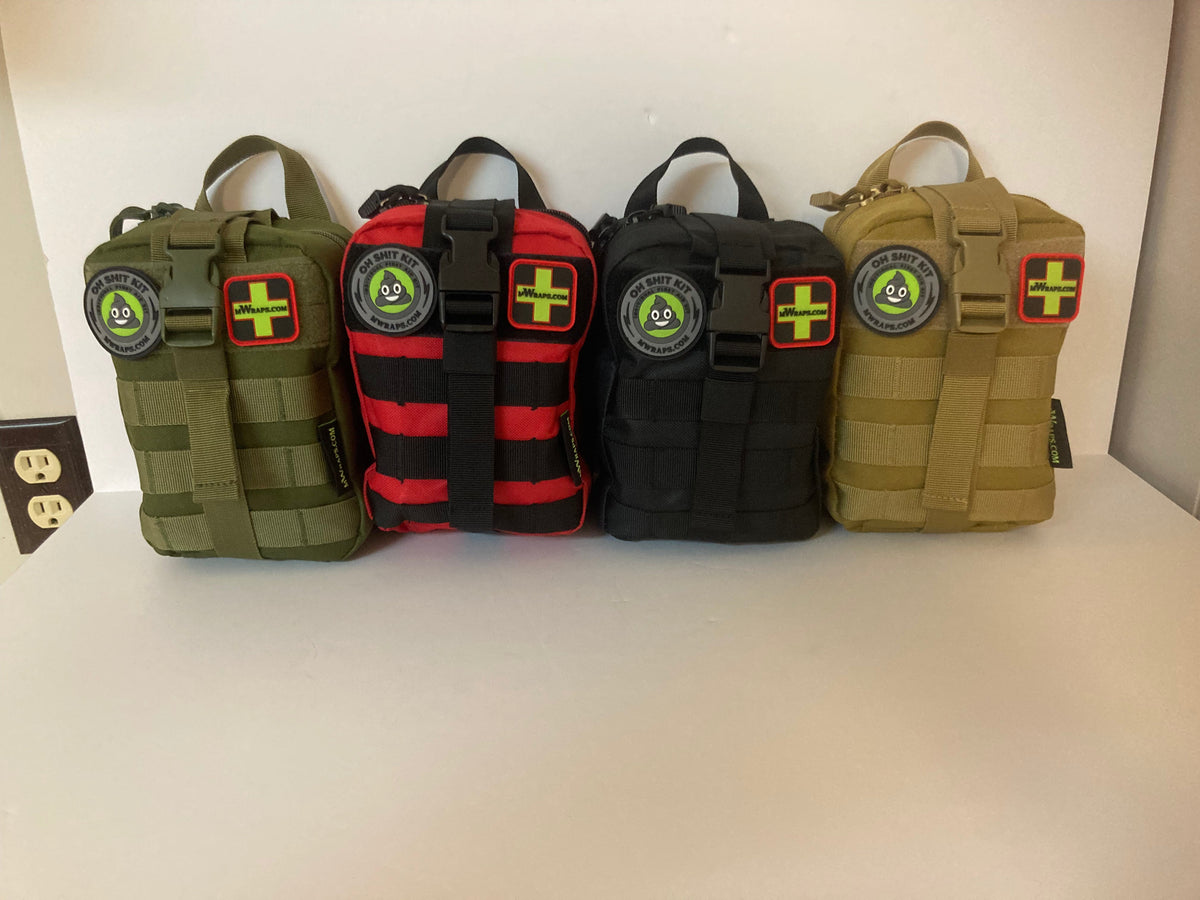 mWraps Oh Shit Kit | Compact Trauma Pack & T-Shirts