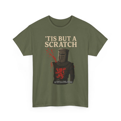 "'Tis But A Scratch" Funny Medieval Knight Inspired Graphic Tee