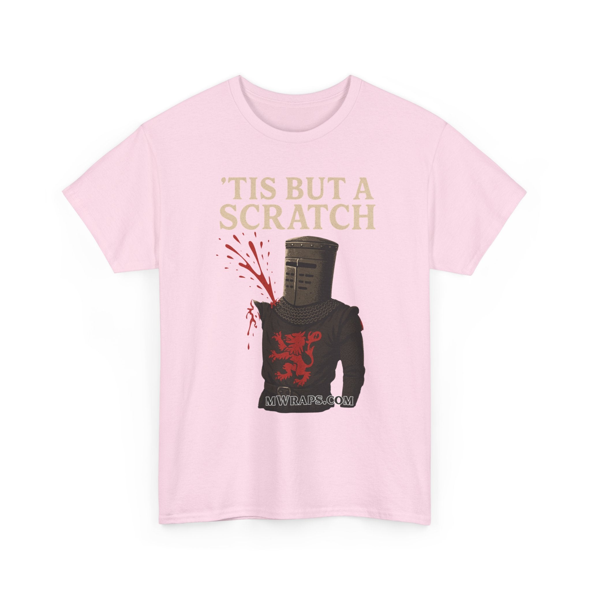 "'Tis But A Scratch" Funny Medieval Knight Inspired Graphic Tee