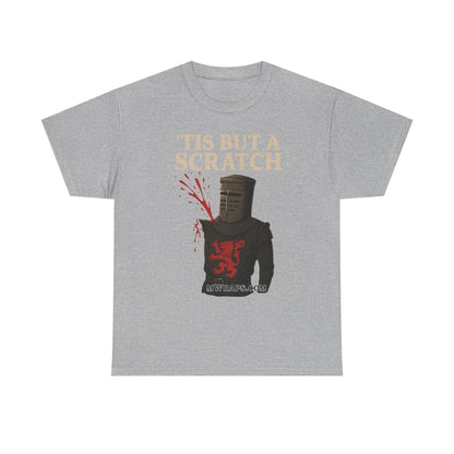 "'Tis But A Scratch" Funny Medieval Knight Inspired Graphic Tee