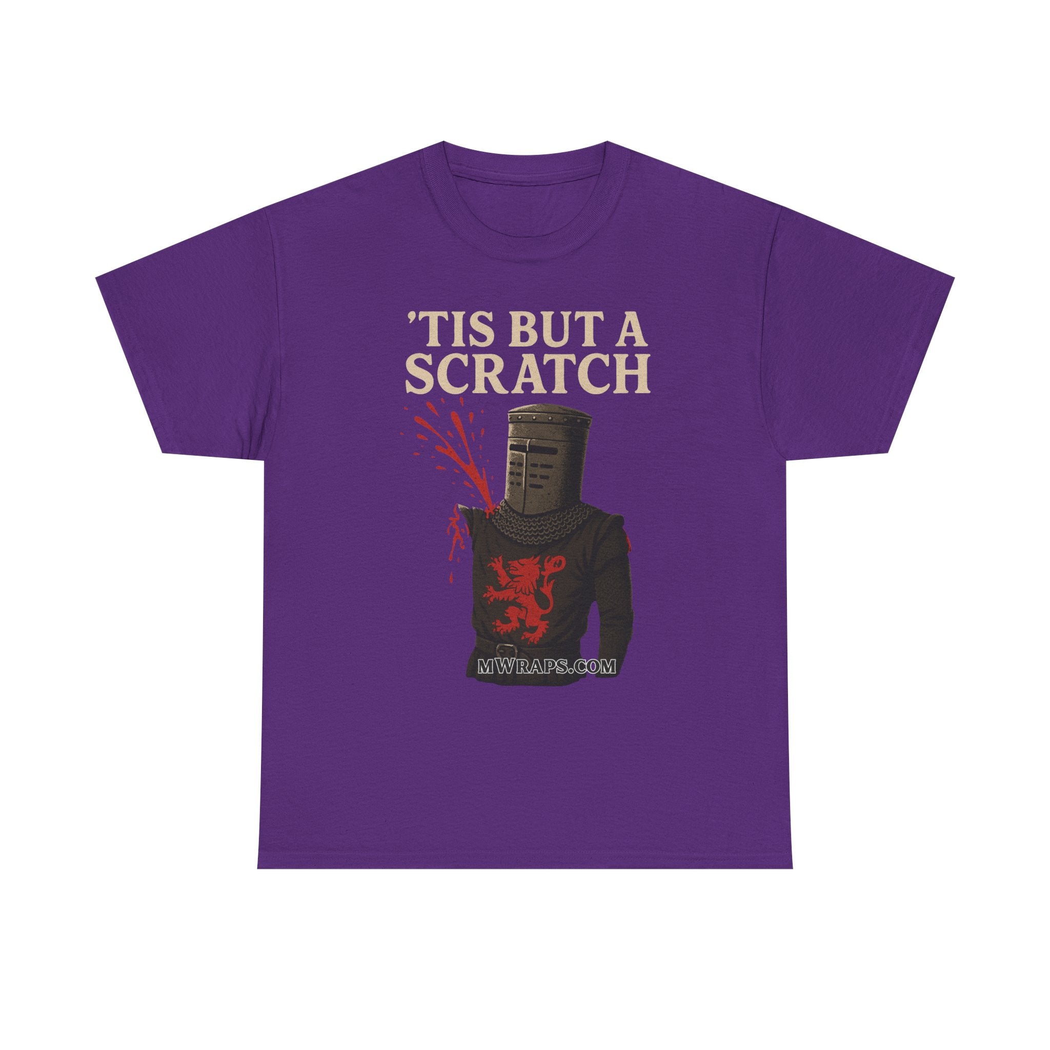 "'Tis But A Scratch" Funny Medieval Knight Inspired Graphic Tee