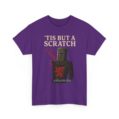 "'Tis But A Scratch" Funny Medieval Knight Inspired Graphic Tee