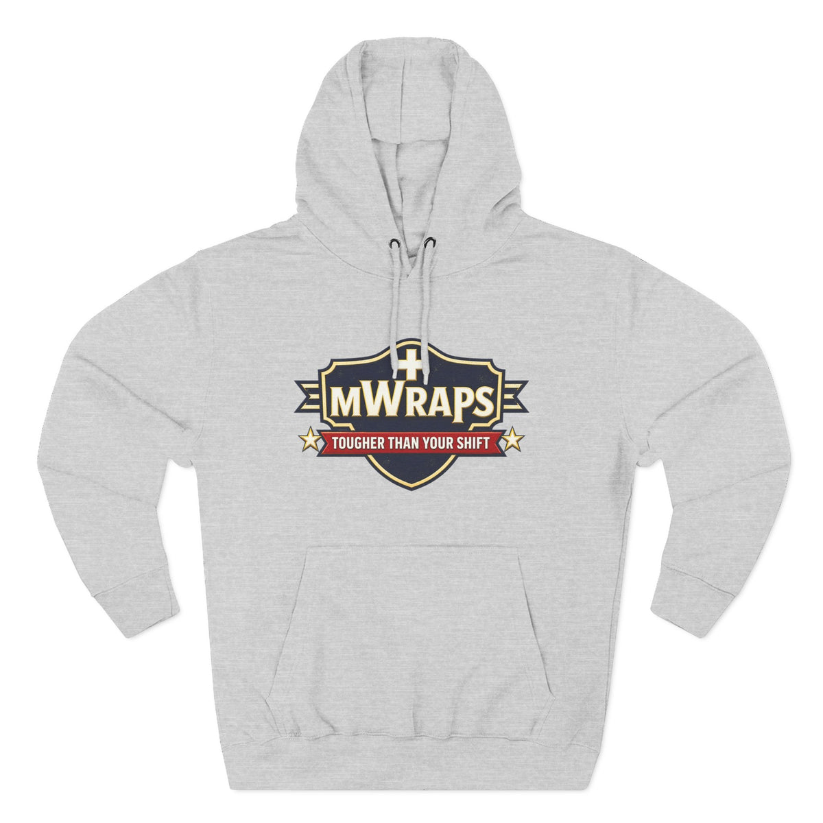 Three-Panel Fleece Hoodie
