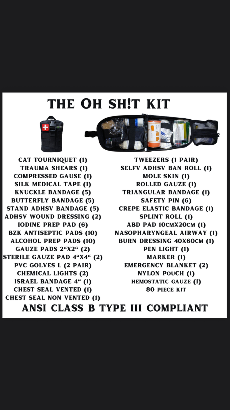Oh Sh!t Kit | Emergency Trauma Med Kit