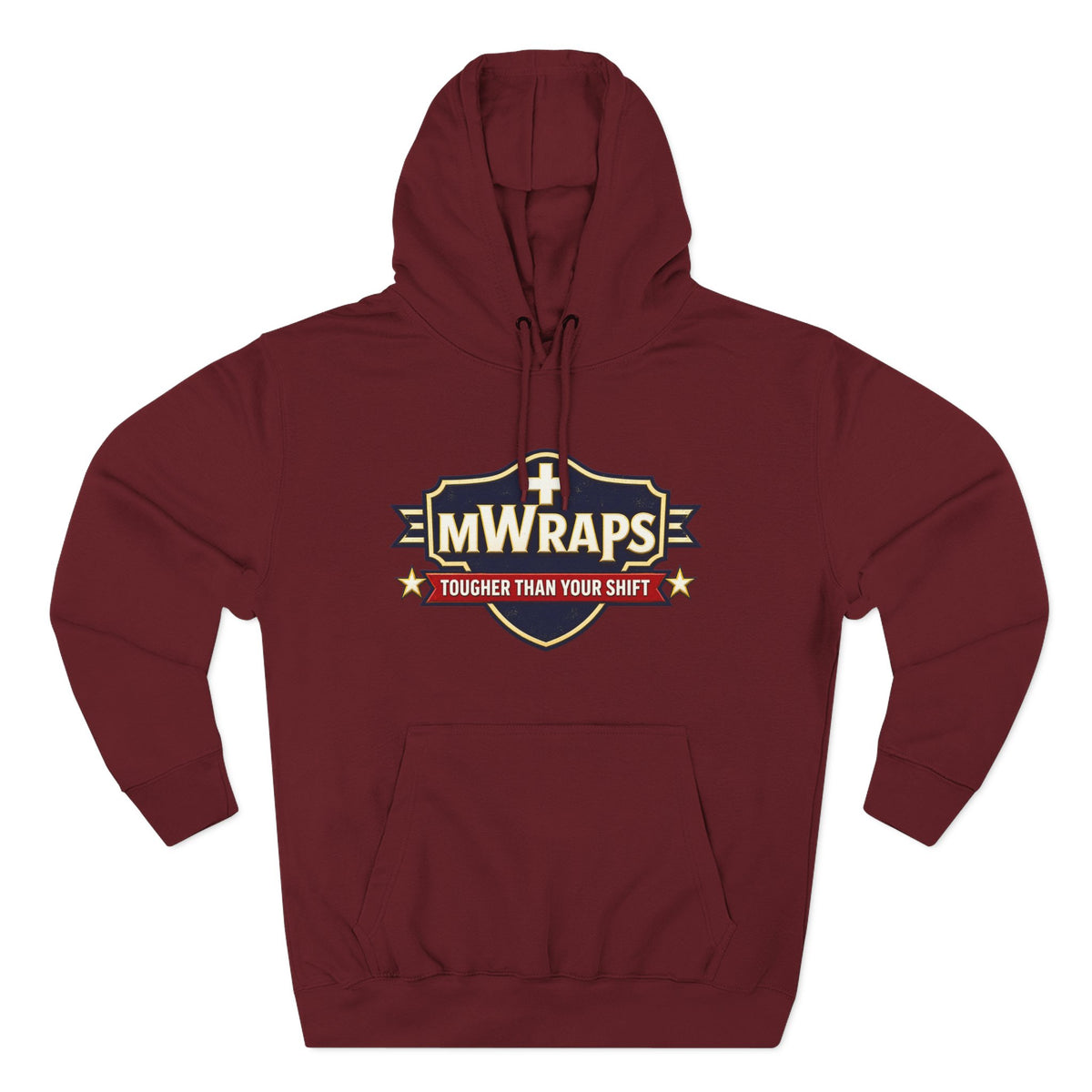 Three-Panel Fleece Hoodie