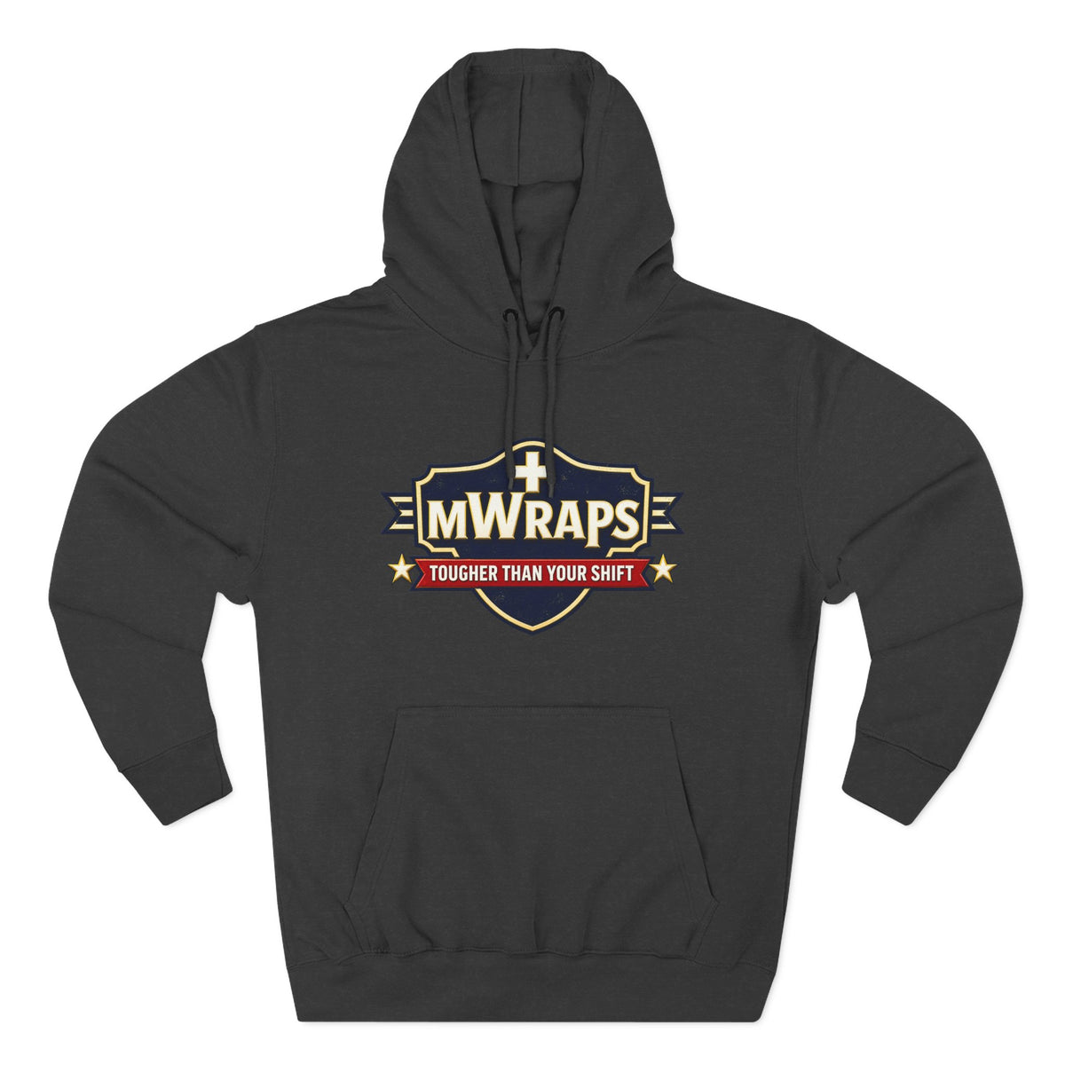 Three-Panel Fleece Hoodie