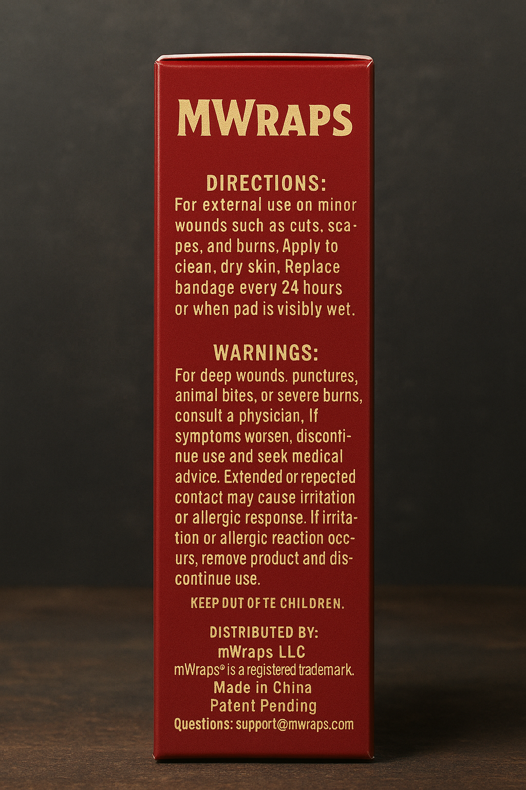 Mwraps ™: Finger Bandages on a Roll – 48 Durable, Extra Long , Latex-Free for Tradesmen & Work